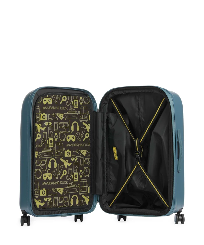 Mandarina Duck Logoduck+ 4-Rollen Trolley tailor blue