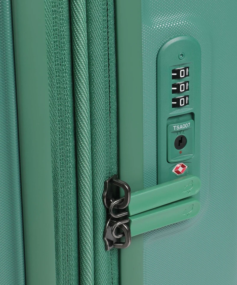 Mandarina Duck Logoduck+ 4-Rollen Trolley foliage green