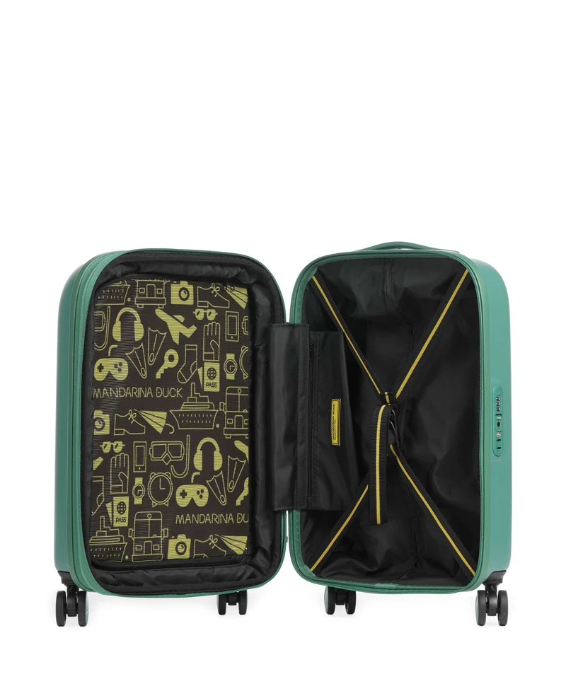 Mandarina Duck Logoduck+ 4-Rollen Trolley foliage green