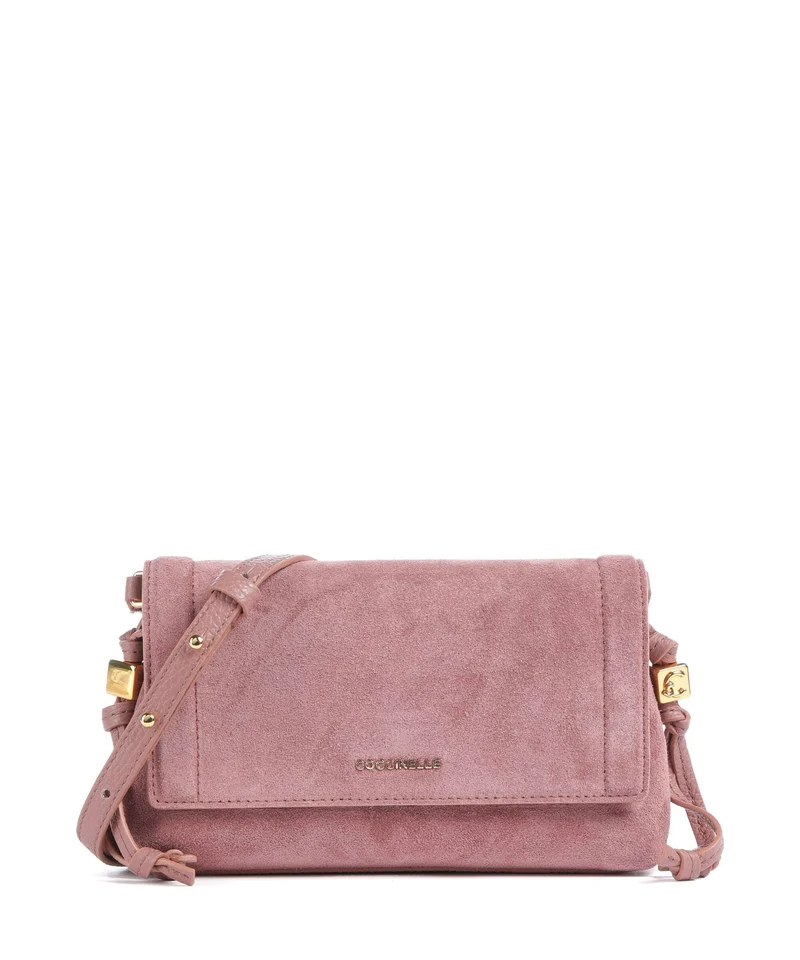 Coccinelle Thess Suede Umhängetasche winter rose