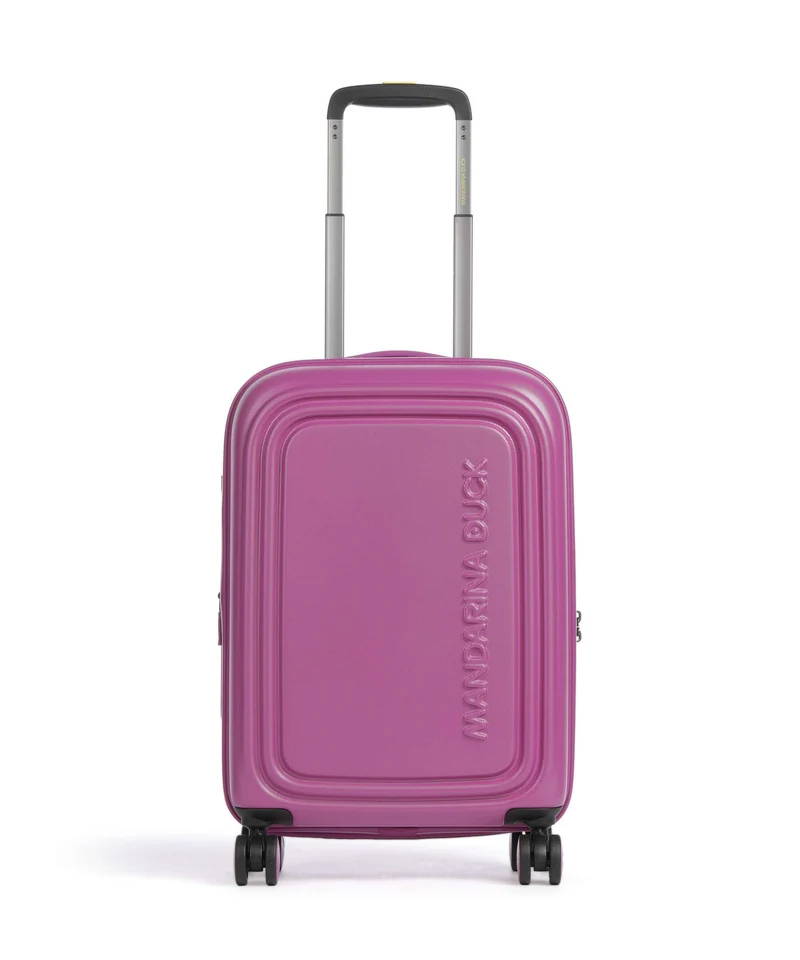 Mandarina Duck Logoduck+ 4-Rollen Trolley digital pink