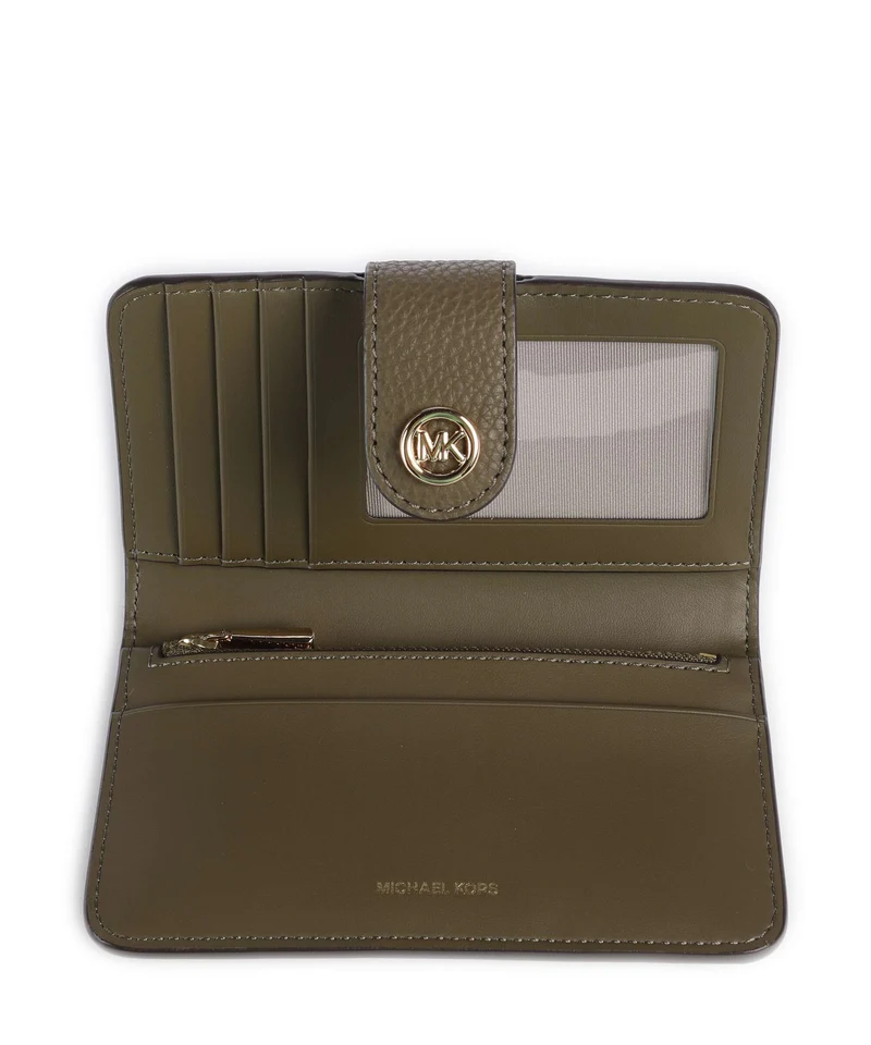 Michael Kors MK Pop Charm Medium Geldbörse loden