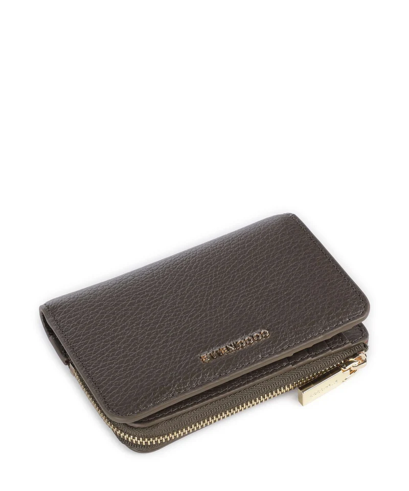 Coccinelle Metallic Soft Geldbörse fango