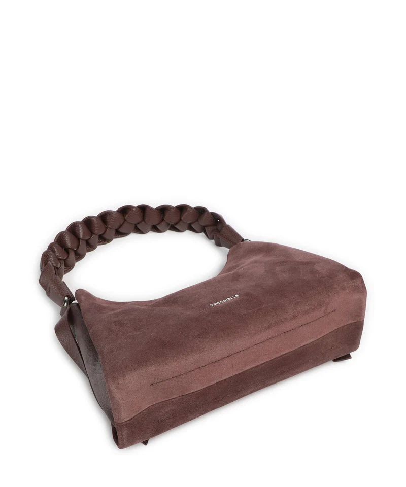 Coccinelle Boheme Suede Schultertasche berry