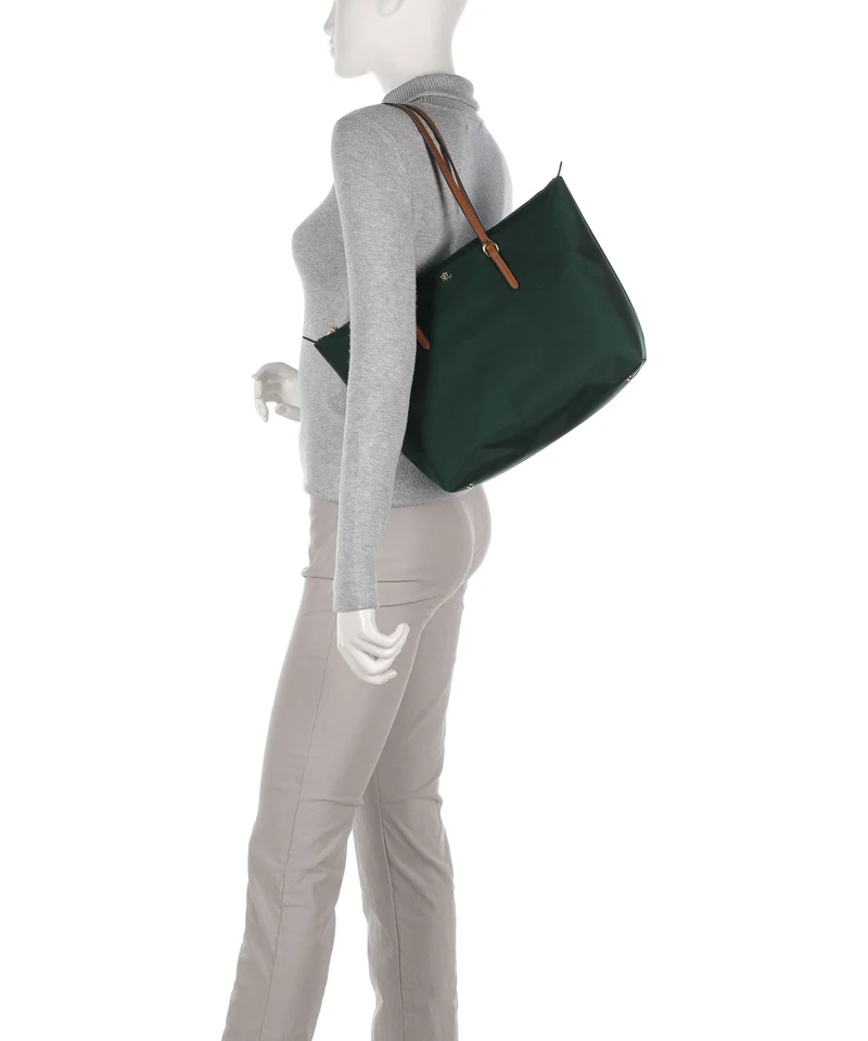 Lauren Ralph Lauren Keaton 26 Shopper season green/tan