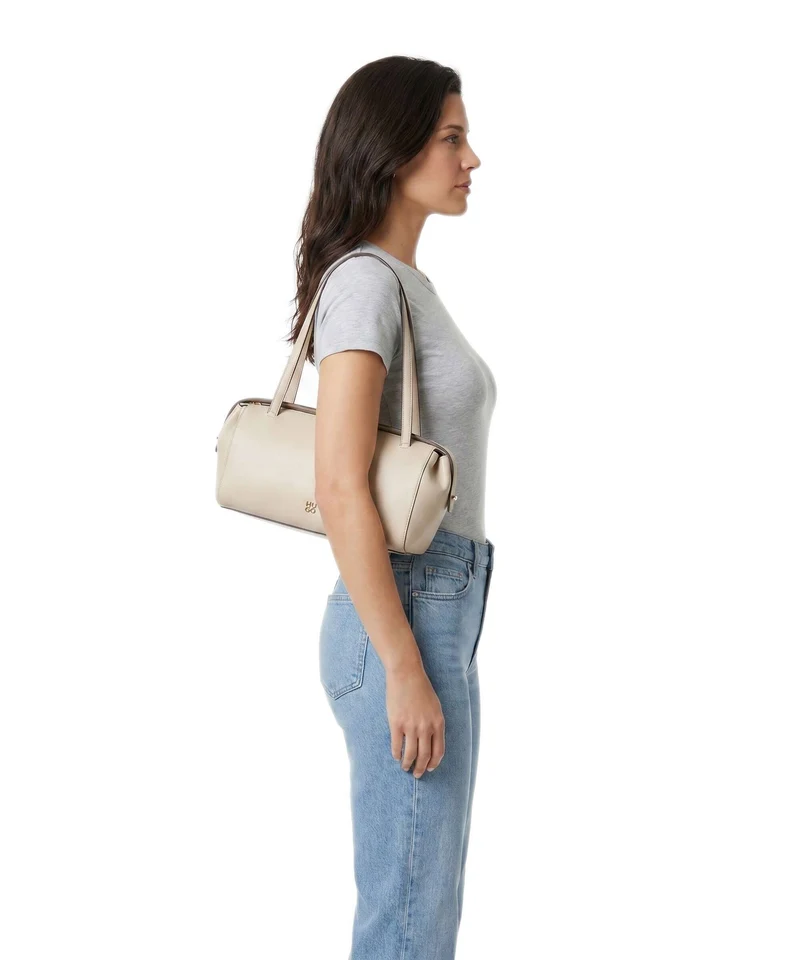 Hugo Meelo Schultertasche open white