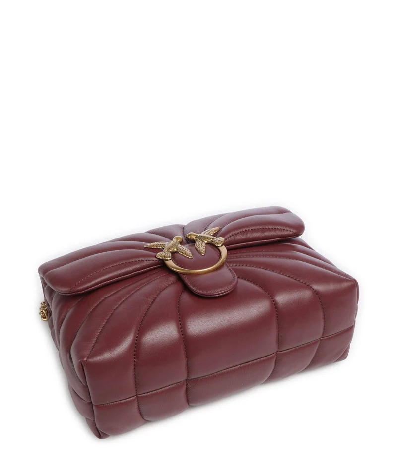 Pinko Love Puff Classic Schultertasche ribes intenso/antique gold