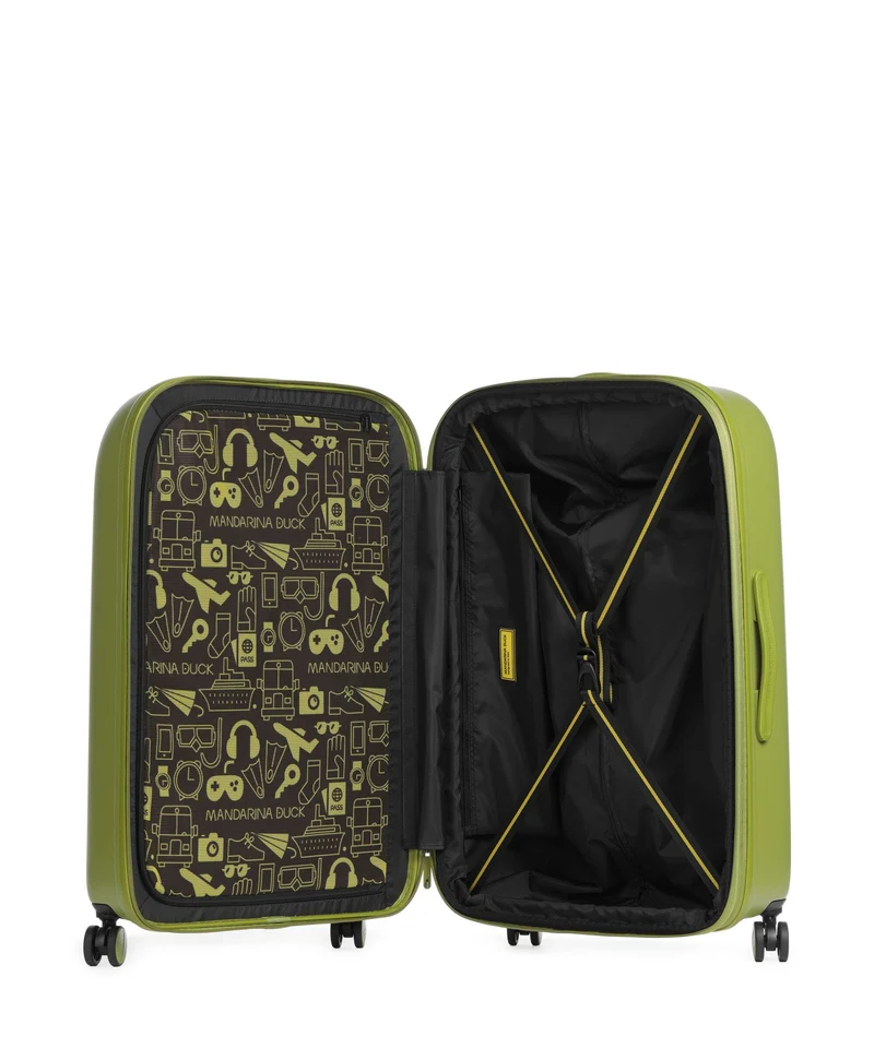 Mandarina Duck Logoduck+ 4-Rollen Trolley winter olive