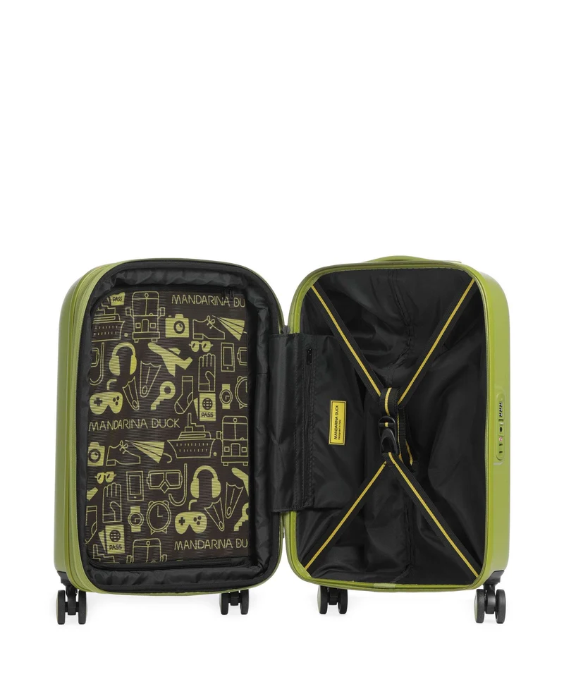 Mandarina Duck Logoduck+ 4-Rollen Trolley winter olive