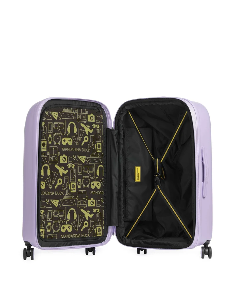 Mandarina Duck Logoduck+ 4-Rollen Trolley frosty lilac
