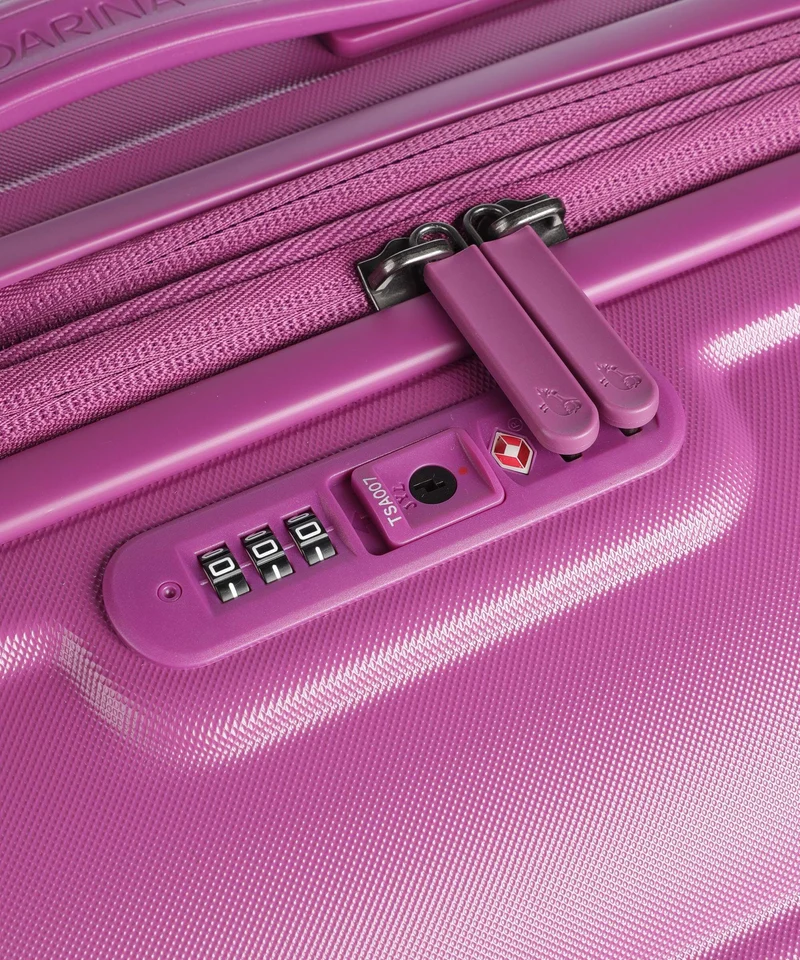 Mandarina Duck Logoduck+ 4-Rollen Trolley digital pink