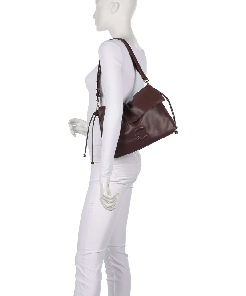 Coccinelle Lidia Beuteltasche berry