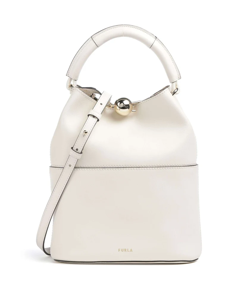 Furla Sfera S Bucket Handtasche panna/avena