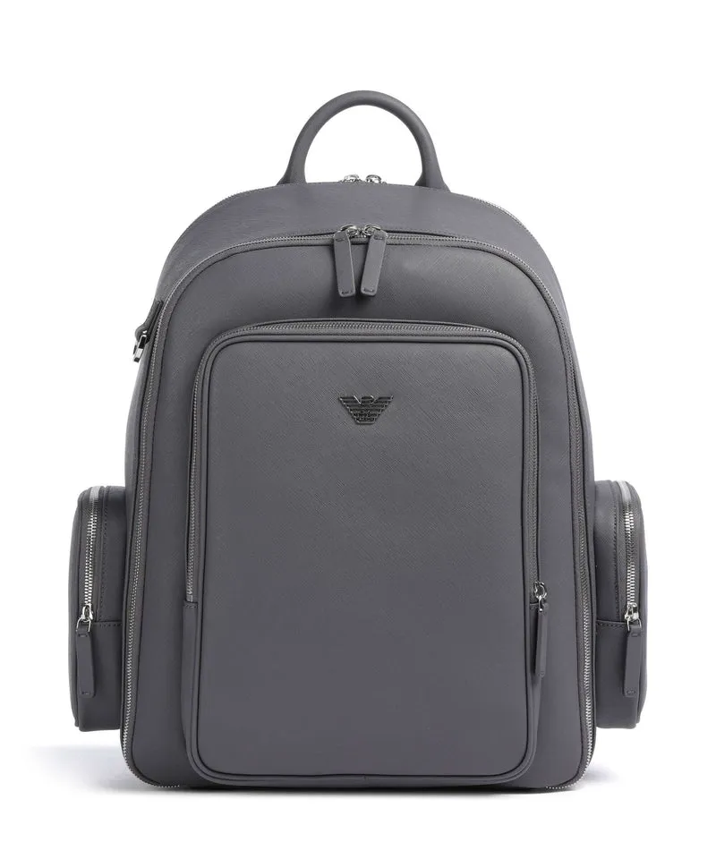 Emporio Armani Business Regenerated Rucksack grey