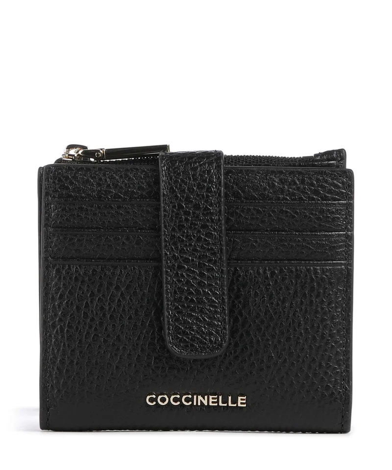Coccinelle Metallic Soft Geldbörse noir