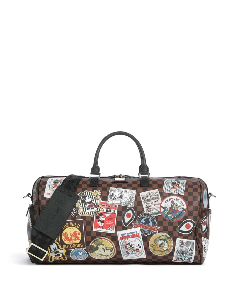 Sprayground Mickey Mouse Global Mogul Weekender brown