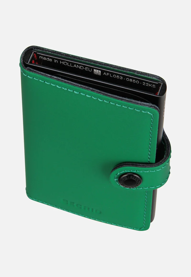 Miniwallet Matte Bright Green - Portemonnaie