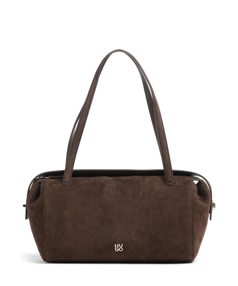 Hugo Meelo Schultertasche darkbrown