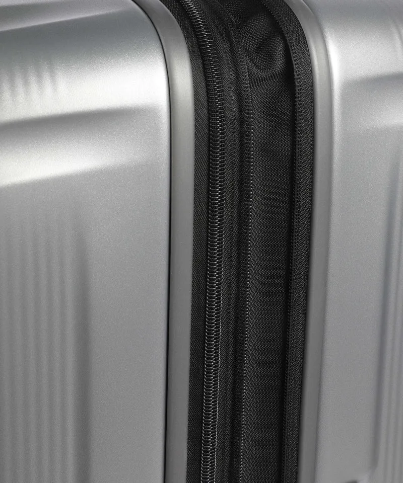 Samsonite Nuon 4-Rollen Trolley matt silver