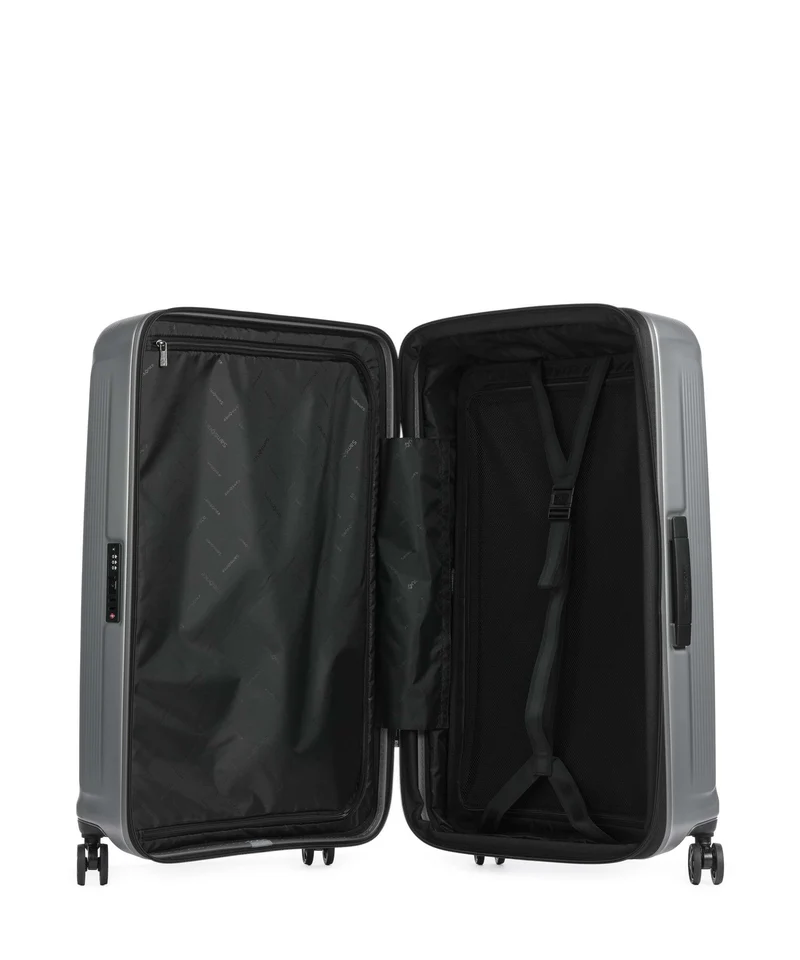 Samsonite Nuon 4-Rollen Trolley matt silver
