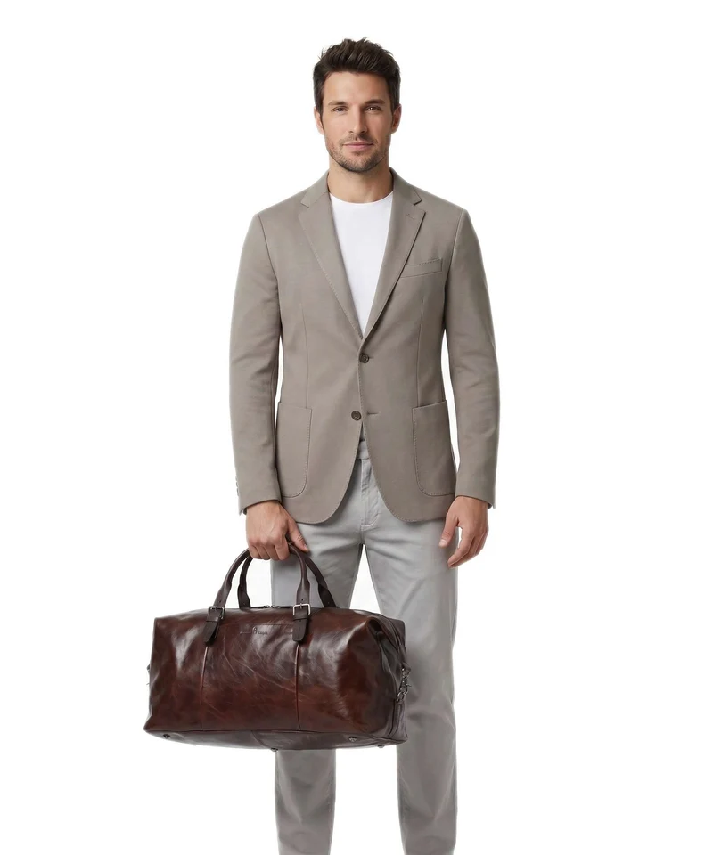 Castelijn & Beerens Rien Weekender cognac