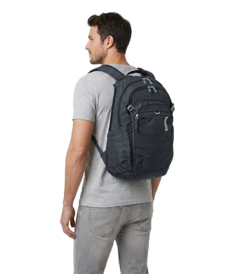 Thule Construct 24 Laptop-Rucksack carbon blue