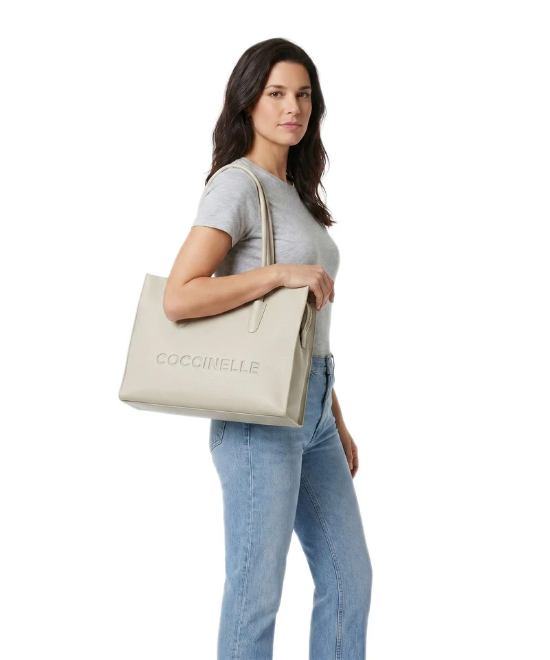 Coccinelle Myrtha Shopper eucalipto