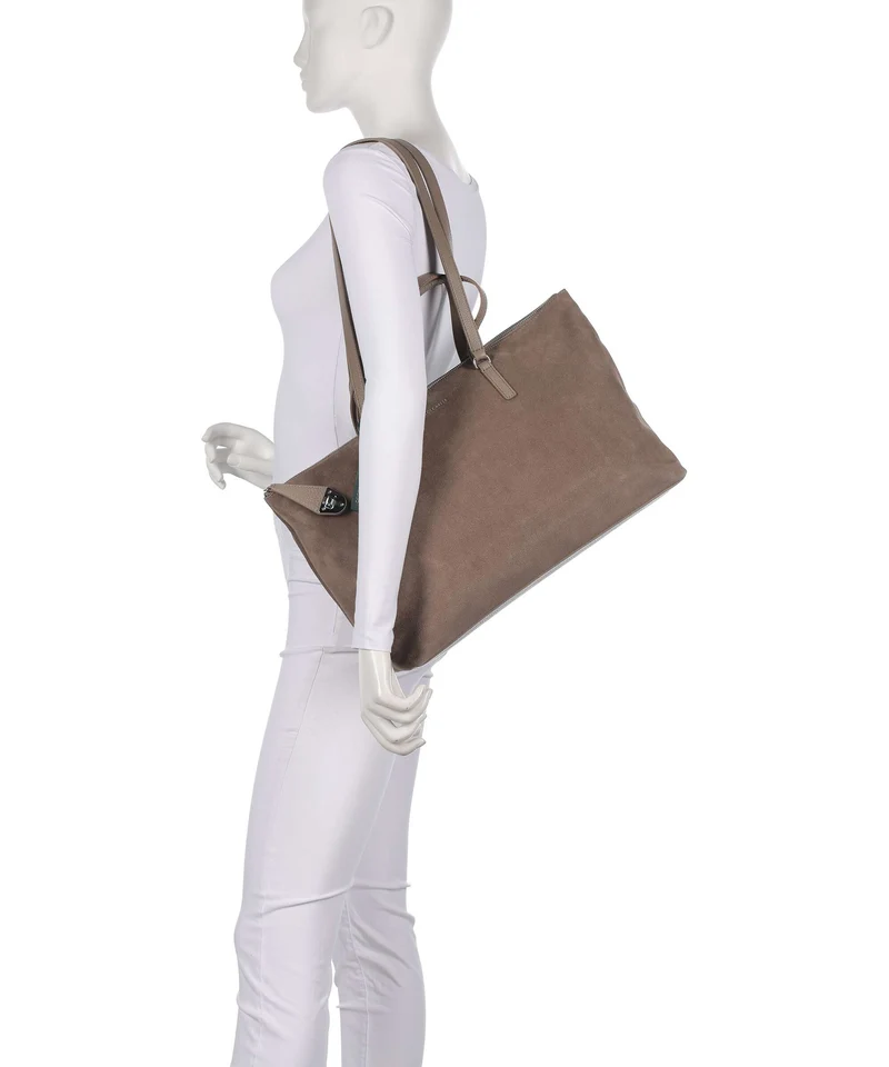 Coccinelle Beat Generation Suede Shopper warm taupe