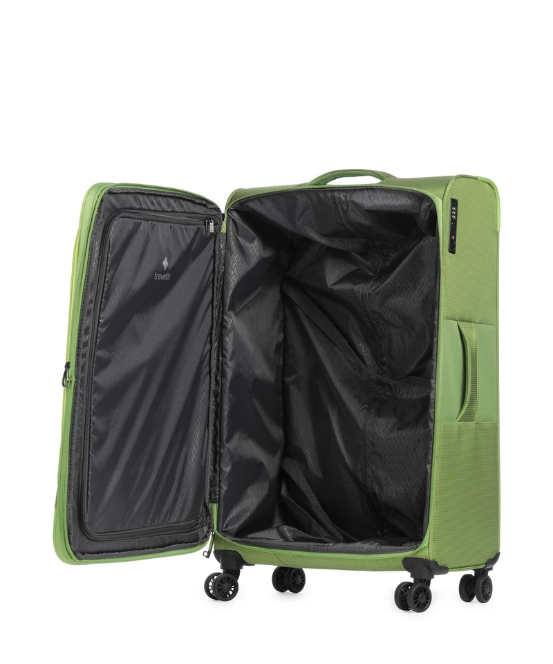 Travelite Corsiica 4-Rollen Trolley fresh green