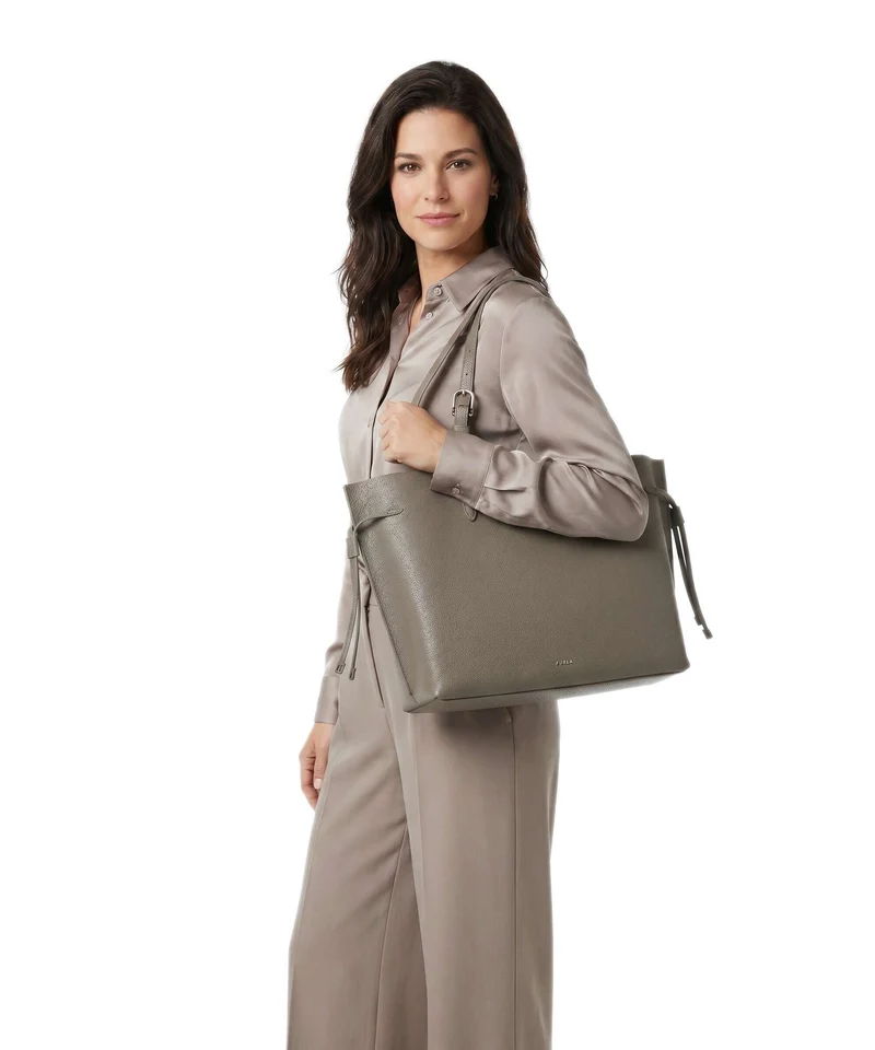 Furla Ava L Shopper muddy gray/rosewood