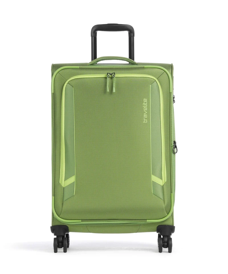 Travelite Corsiica 4-Rollen Trolley fresh green