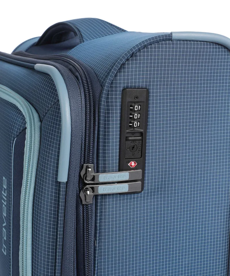 Travelite Corsiica 4-Rollen Trolley blue