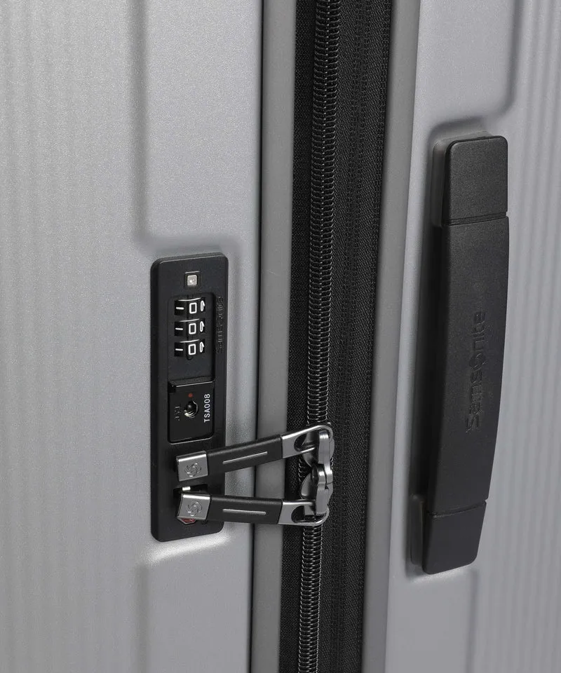 Samsonite Nuon 4-Rollen Trolley matt silver