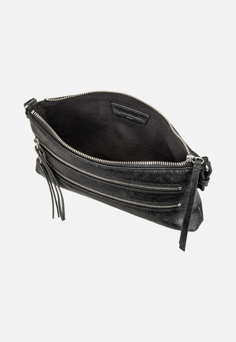 Zena S Single Lamb Crunch Black - Crossbody Bag