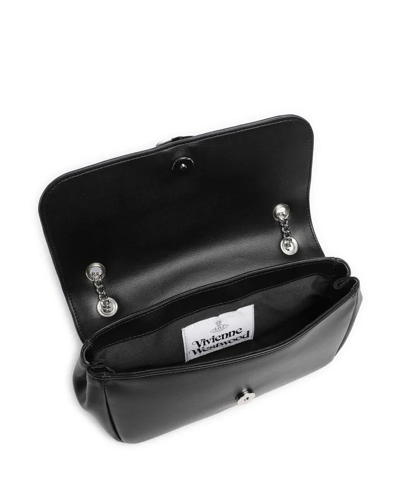 Vivienne Westwood Chain Smooth Schultertasche black