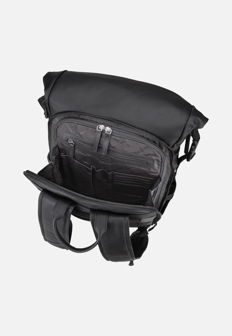 Remo 0713 Black - Rolltop Rucksack