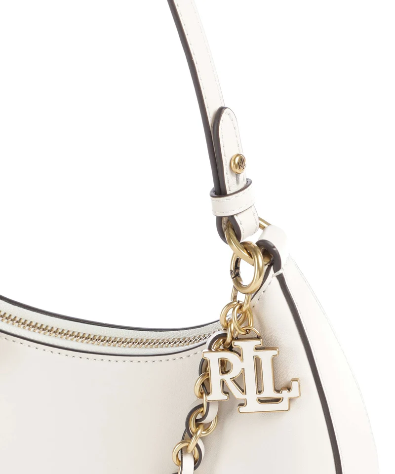 Lauren Ralph Lauren Marcy Medium Schultertasche soft white