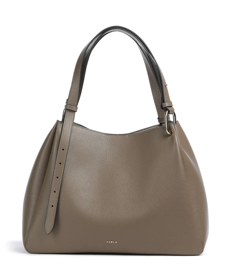 Furla Nuvola L Beuteltasche muddy gray