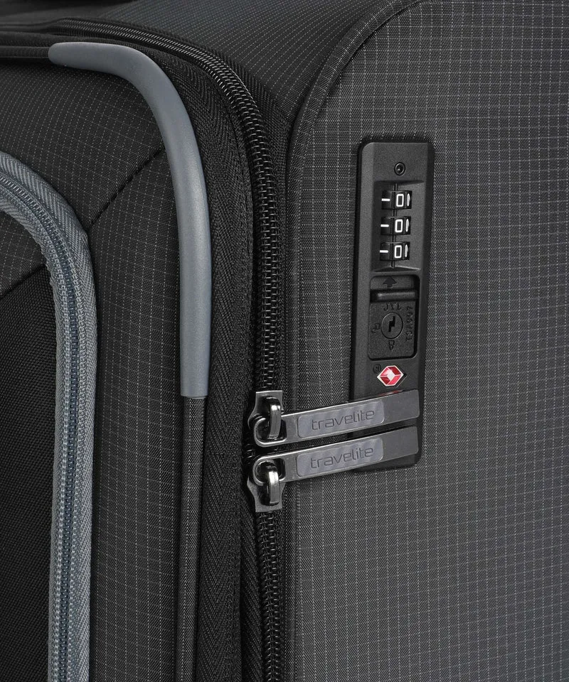 Travelite Corsiica 4-Rollen Trolley black