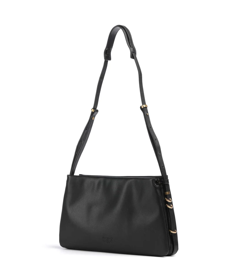 Pinko Triplet Schultertasche nero/antique gold