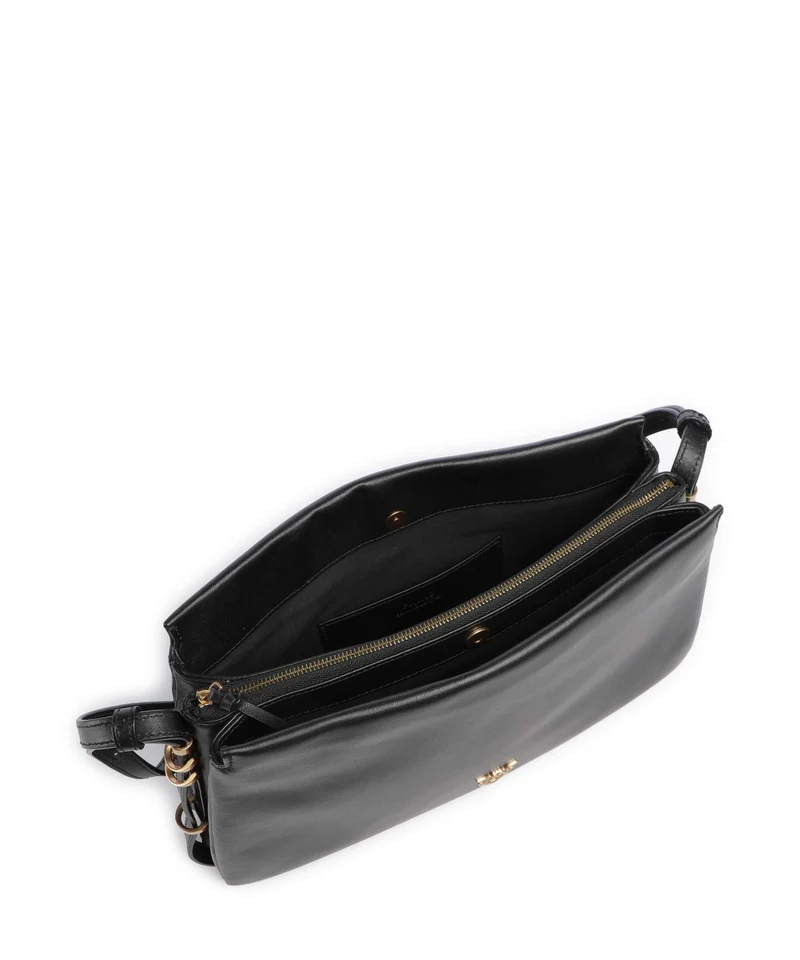 Pinko Triplet Schultertasche nero/antique gold