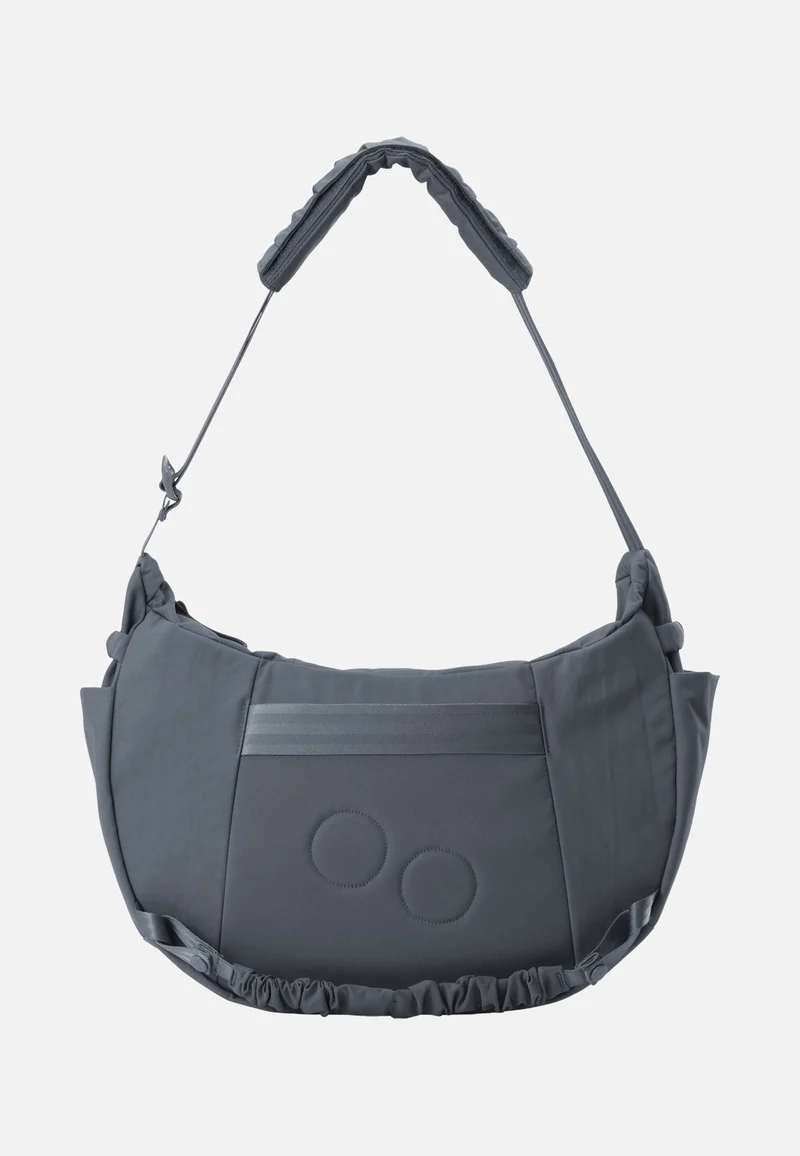 Krumm Large Crinkle Grey - Hobo Bag