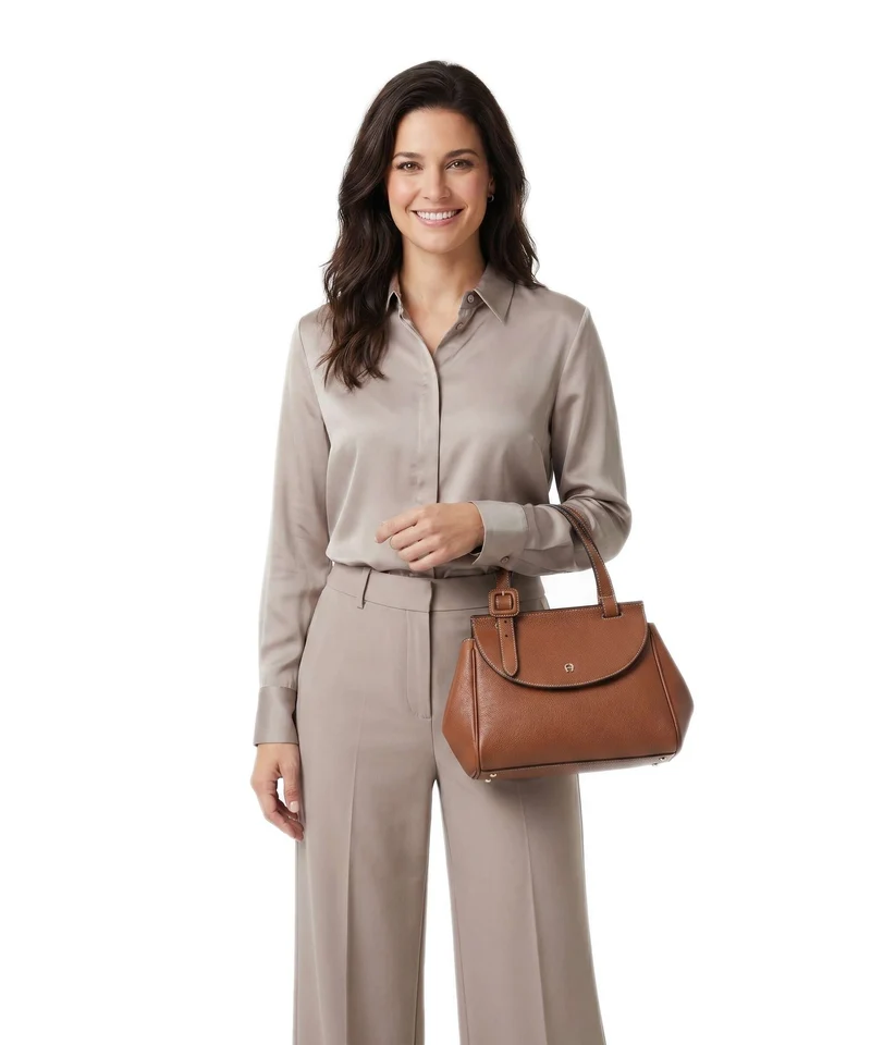 Aigner Miranda S Handtasche cognac brown
