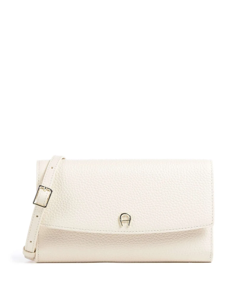 Aigner Geldbörse macadamia white