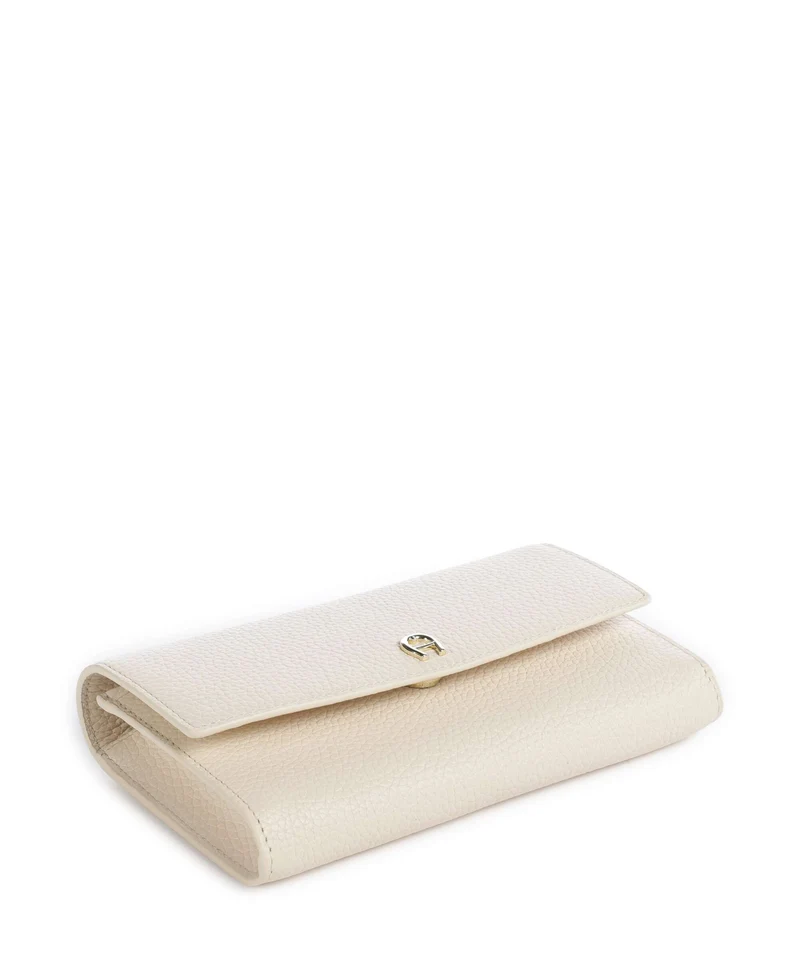 Aigner Geldbörse macadamia white