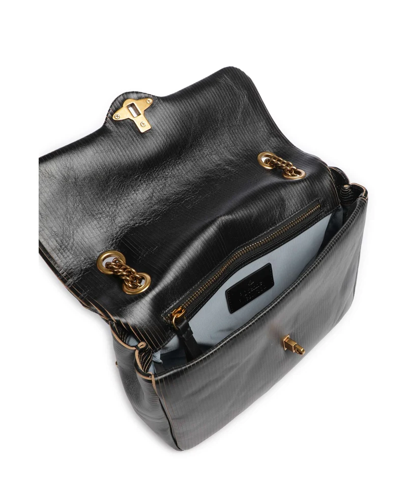 Vivienne Westwood Anita Laser Line Medium Schultertasche black/beige