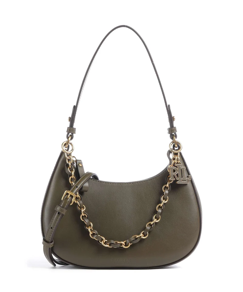 Lauren Ralph Lauren Marcy Medium Schultertasche botanic green