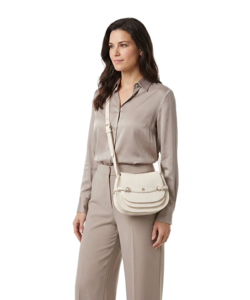 Aigner Cavallo S Umhängetasche macadamia white