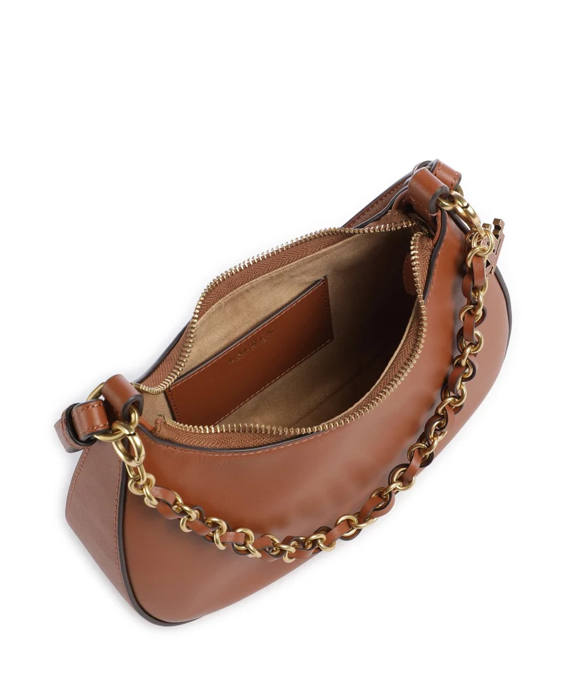 Lauren Ralph Lauren Marcy Medium Schultertasche lauren tan
