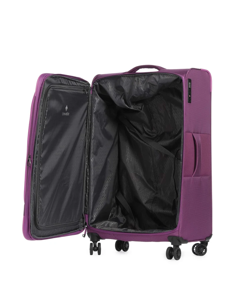 Travelite Corsiica 4-Rollen Trolley pink